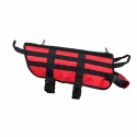 K9 TACTICAL VEST/RED WITH BLACK TRIM /LARGE