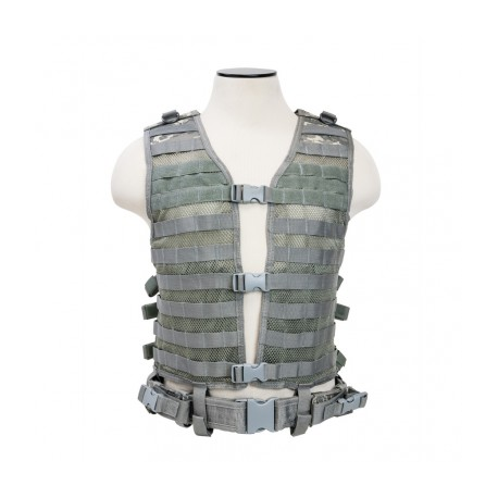 PALS/ MOLLE Vest [MED-2XL] - Digital Camo