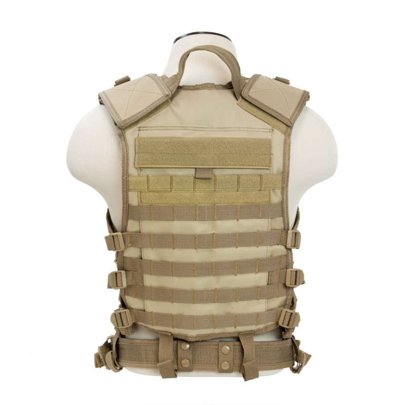 PALS/ MOLLE Vest [MED-2XL] - Tan - SouthernQuartermaster.com