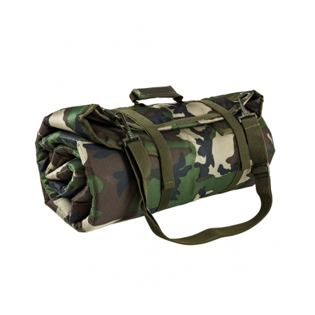 Roll Up Shooting Mat - Woodland Camo