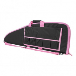 Rifle Case - 13"H X 36"L - Black w/Pink Trim