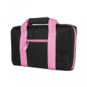 Discreet Pistol Case - Black with Pink