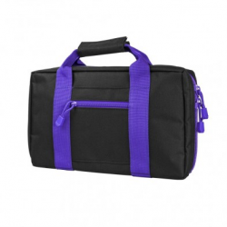 Discreet Pistol Case - Black with Purple