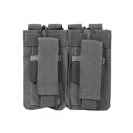 Double AR and Pistol Mag Pouch - Urban Gray