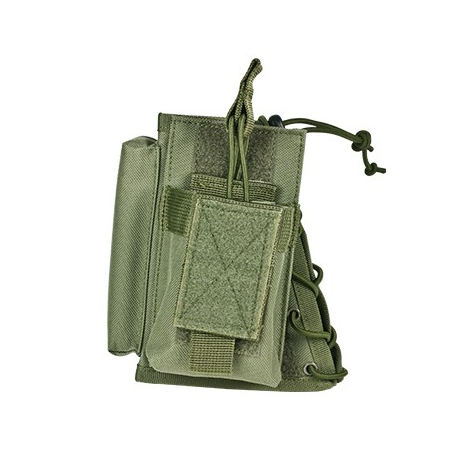 Stock Riser with Mag Pouch - Green