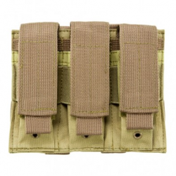 Triple Pistol Mag Pouch - Tan