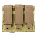 Triple Pistol Mag Pouch - Tan