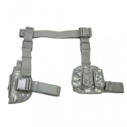 Drop Leg Holster& Mag Pouch X4 - Digital Camo