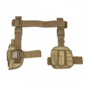 Drop Leg Holster & Mag Pouch X4 - Tan