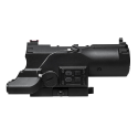 ECO MOD2 4X34 Scope w/GRN Laser/NAV LED /BLK