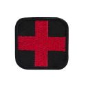 First Aid Patch 1.5" - Red/Black