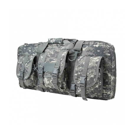 DELUXE AR & AK PISTOL, SUBGUN GUN CASE WITH 3 ACCESSORY POCKETS (28"L X 13"H)/ DIGITAL CAMO