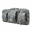 DELUXE AR & AK PISTOL, SUBGUN GUN CASE WITH 3 ACCESSORY POCKETS (28"L X 13"H)/ DIGITAL CAMO