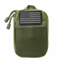 Molle Utility Pouch with U.S. Patch - Green