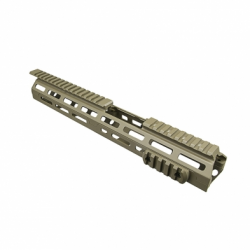 Ar15 M-Lok® Drop In Handguard - 13.5"L Carbine Extended Handguard Length - Tan