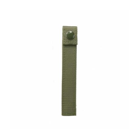 MOLLE LONG 6" THUMB SNAP STRAPS/ 4 PACK/ GREEN