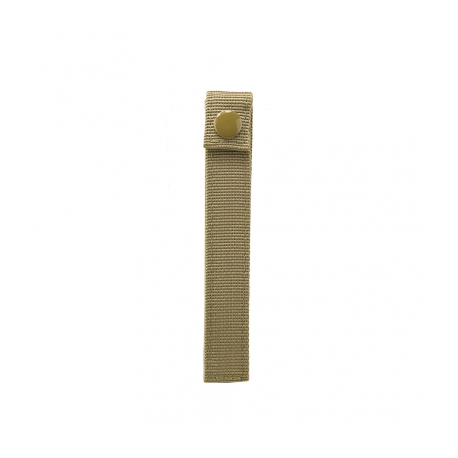 LONG 6" THUMB SNAP STRAPS/ 4 PACK/ TAN