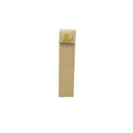 Molle Small 4" Thumb Snap Straps/ 4 Pack/ Tan