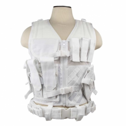 Tactical Vest - White - M-XL