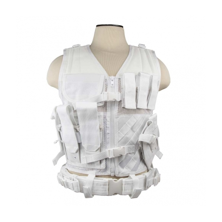 Tactical Vest - White - M-XL