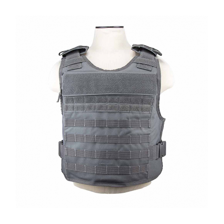 Plate Carrier with External Hard Plate Pockets - MED-2XL - Urban Gray