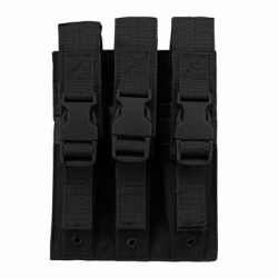 Hicap Pistol Triple Magazine Pouch/ Black