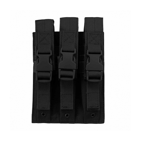 Hicap Pistol Triple Magazine Pouch/ Black