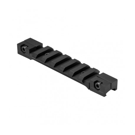 3/8" Dovetail To Picatinny Rail Adapter Mount/Black/Short