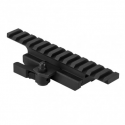 Gen2 Ar15 3/4" Picatinny Rail Riser Mount With Locking Quick Release Mount