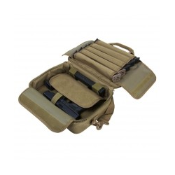 Double Pistol Range Bag/ Tan