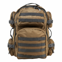 Tactical Backpack - Tan with Urban Gray Trim