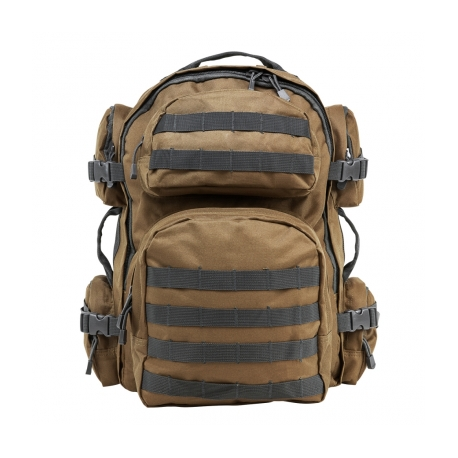 Tactical Backpack - Tan with Urban Gray Trim