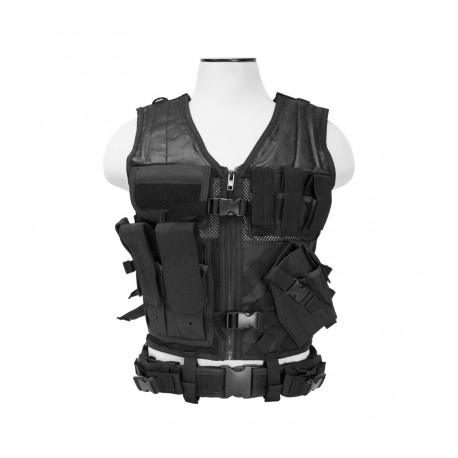 Tactical Vest [MED-2XL] - Black