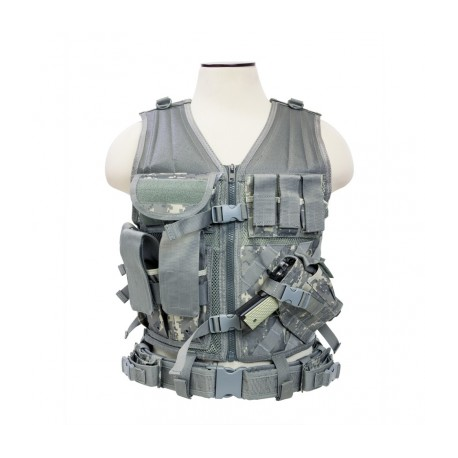 Tactical Vest [MED-2XL] - Digital Camo
