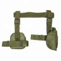 Drop Leg Holster & Mag Pouch X4 - Green