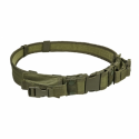 Tactical Belt w/Two Pouches - Green
