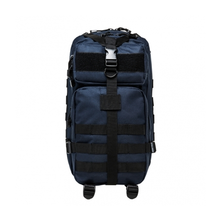 Small Backpack - Blue with Black Trim