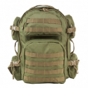 Tactical Backpack - Green with Tan Trim