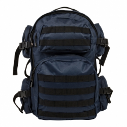 Tactical Backpack - Blue with Black Trim