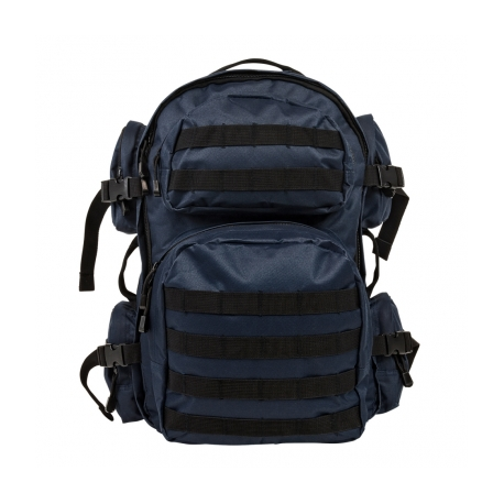 Tactical Backpack - Blue with Black Trim