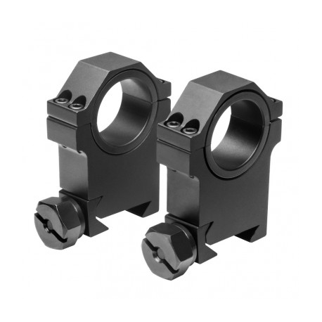 30mm X 1.5"H HD Weaver Rings - Black