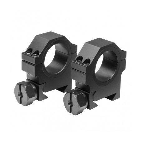 30mm X 0.9"H HD Weaver Rings - Black