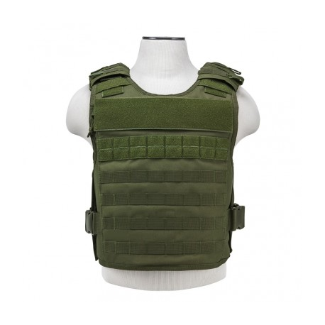 Carrier w/External Pockets [MED-2XL]- Green