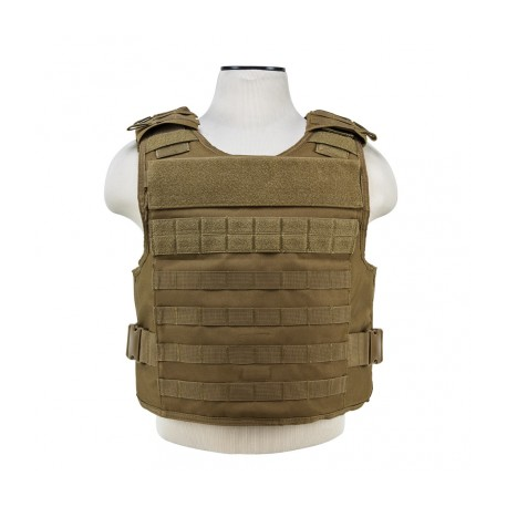 Carrier w/External Pockets [MED-2XL] - Tan