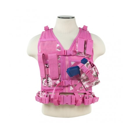 Tactical Vest [XSM-SM] - Pink Camo