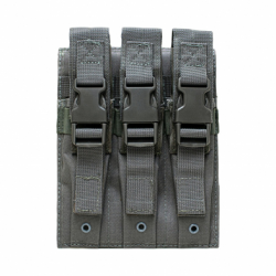 Hicap Pistol Triple Magazine Pouch - Urban Gray