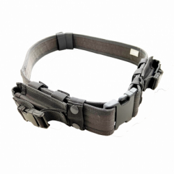 Tactical Belt w/Two Pouches - Urban Gray