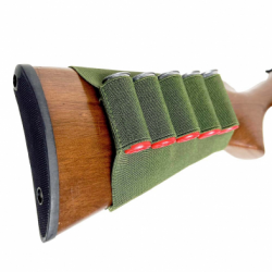 ButtStock Shot Shell Holder - Green