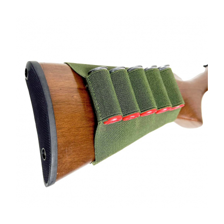 ButtStock Shot Shell Holder - Green