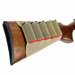 ButtStock Shot Shell Holder - Tan